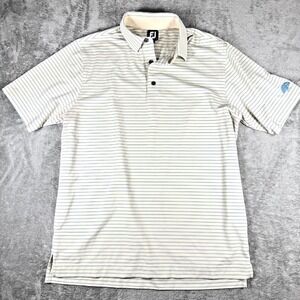 FootJoy Performance Golf Polo Men's L Stripe Stretch Moisture Wicking